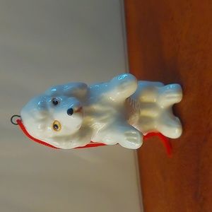 Bone China Poodle Figurine/Ornament
